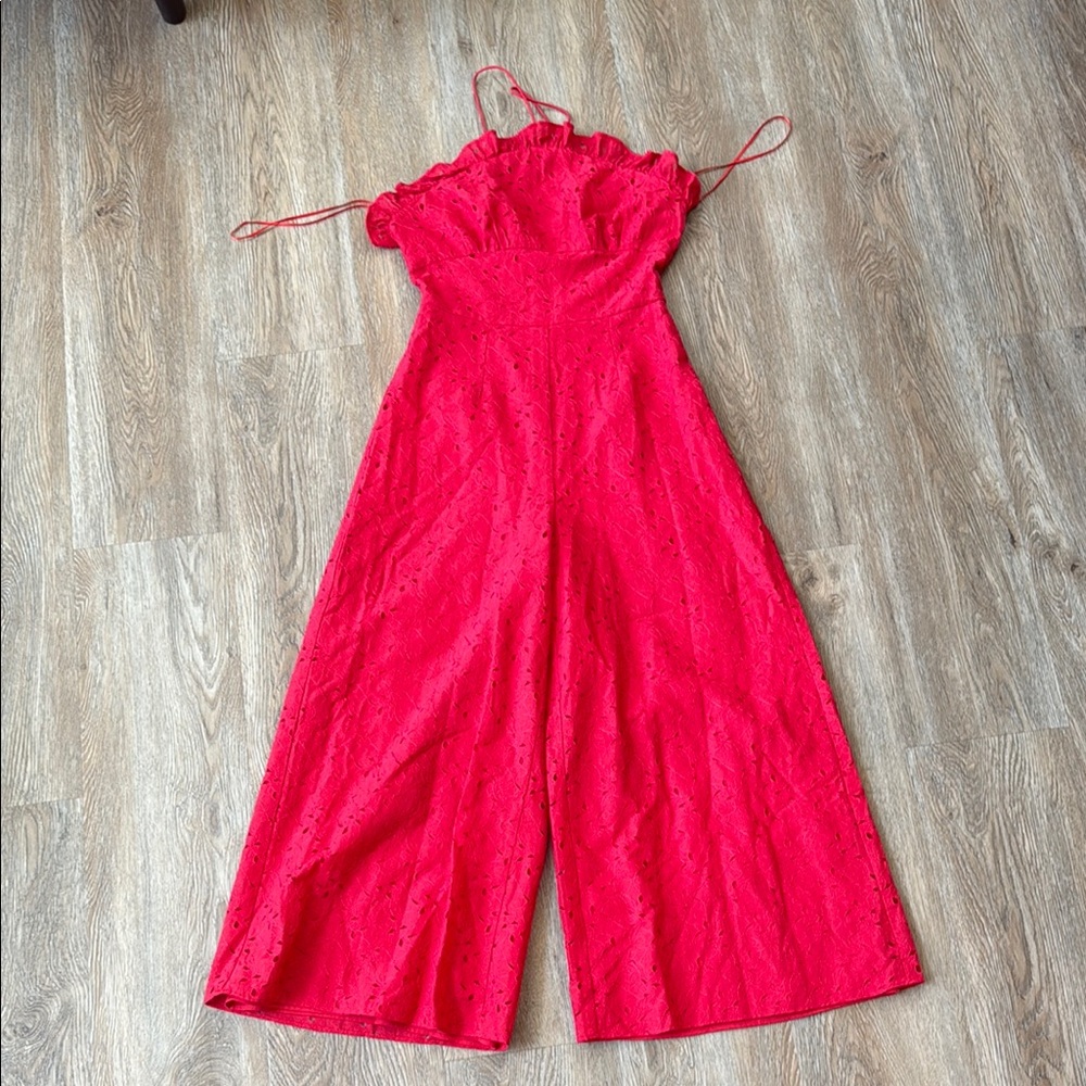 KEEPSAKE the Label Red Wide-Leg Jumpsuit